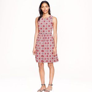 J. Crew California Poppy Dress Size 2 Silk A8245